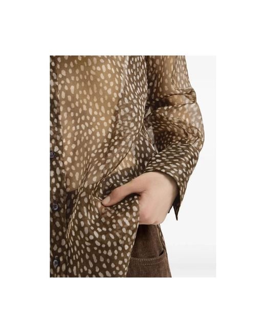 Brunello Cucinelli Brown Shirts