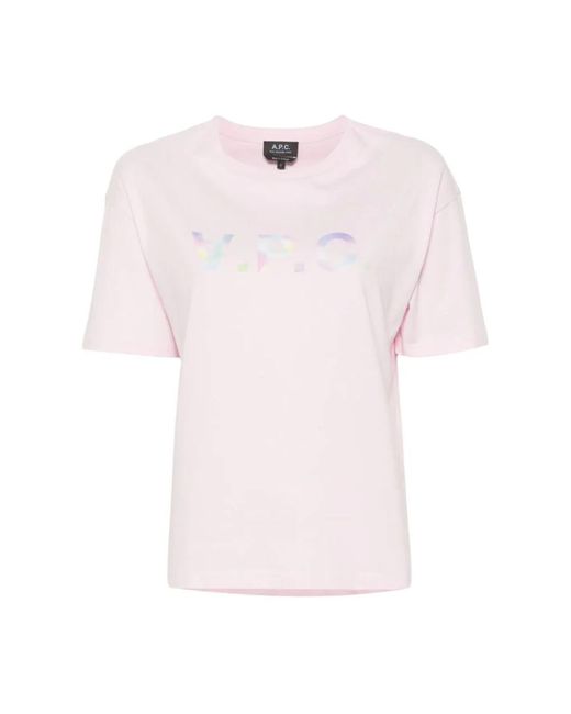 A.P.C. T-Shirts in het Pink