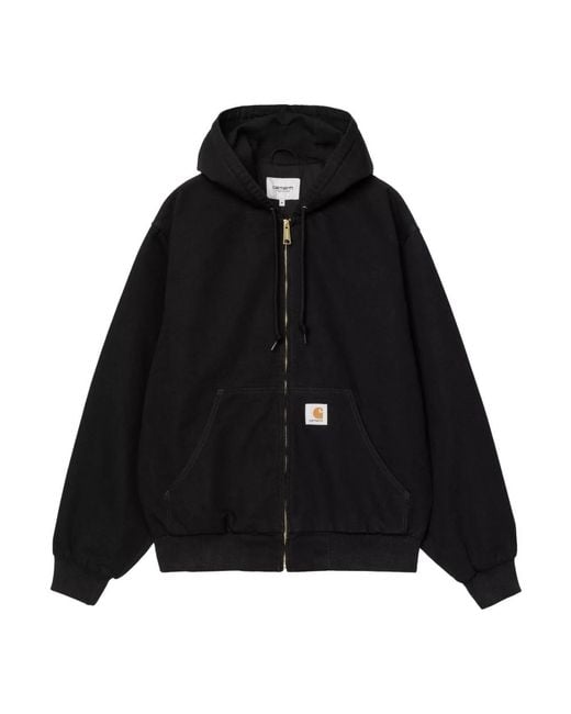 Carhartt Black Zip-Throughs for men