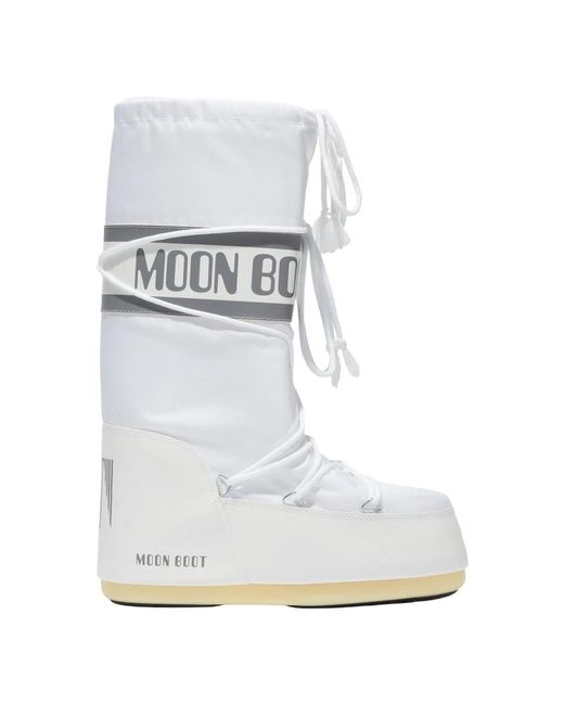 Moon Boot Schoenen ,Wit ,Nylon Icon Nylon in het White