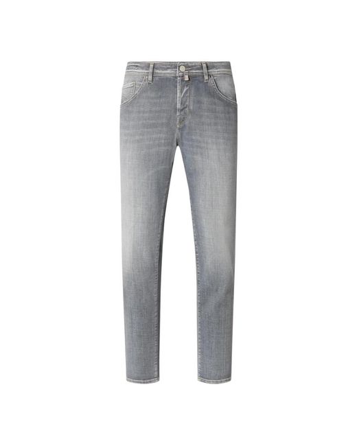 Jacob Cohen Gray Slim-Fit Jeans for men