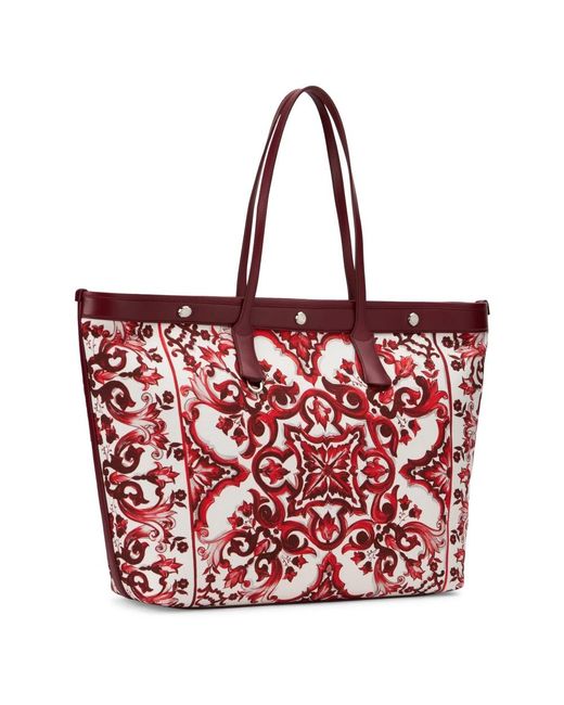 Dolce & Gabbana Red Shopping Bags