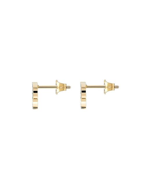 Philipp Plein Metallic Stecker Ohrringe