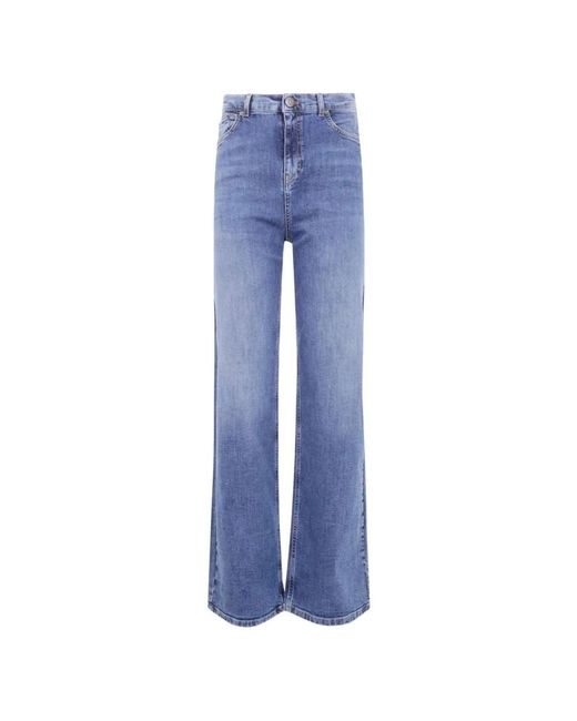 Twinset Blue Boot-Cut Jeans