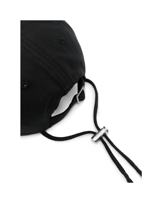Jacquemus La Casquette Artichaut Cap in het Black voor heren