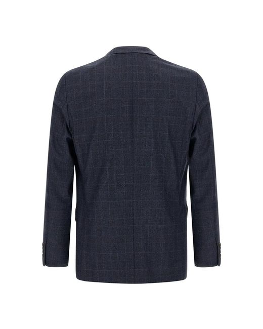 Pal Zileri Blue Blazers for men