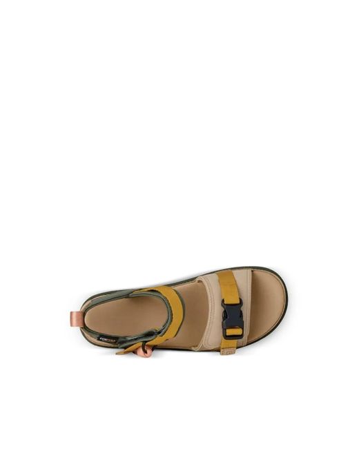 Flat Sandals di Ugg in Metallic