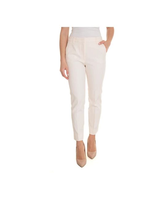 Weekend by Maxmara White Slim-Fit Trousers