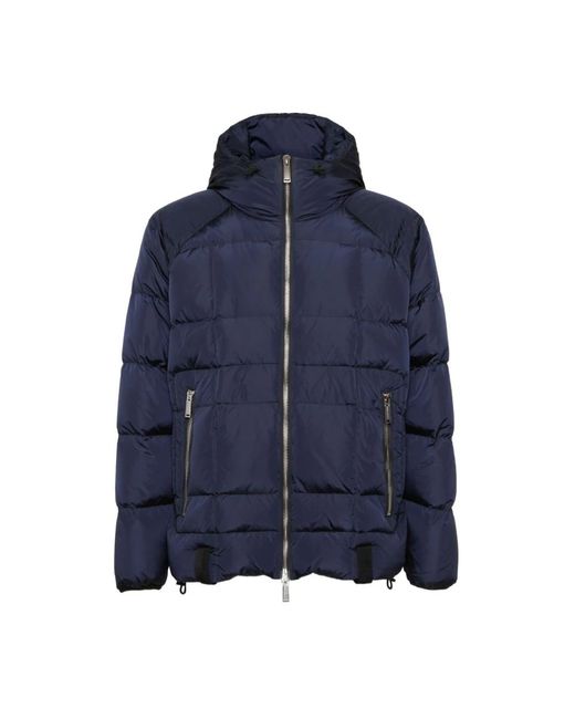 DSquared² Blauwe Rits Hoodie Jas in het Blue voor heren