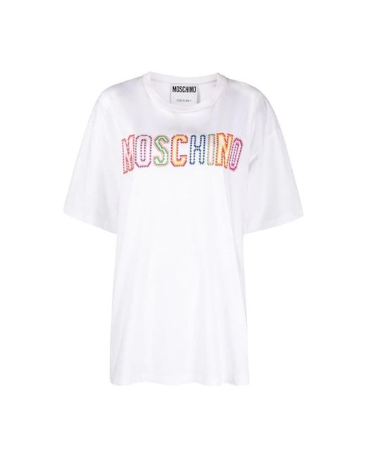 Moschino White T-Shirts