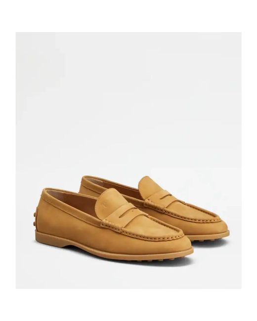 Tod's Natural Loafers