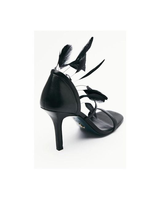 Patrizia Pepe Black High Heel Sandals
