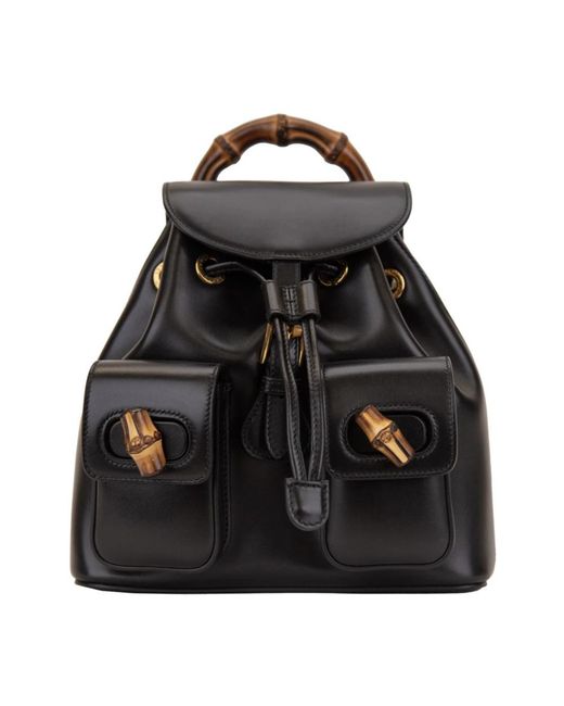 Gucci Black Backpacks