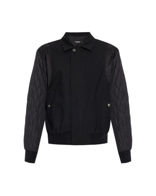 DSquared² Jassen ,Zwart ,Zwarte Winterjassen in het Blue voor heren