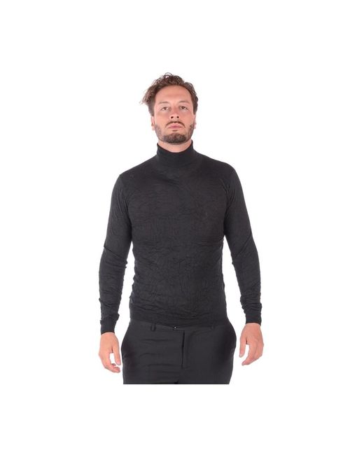 Turtlenecks Daniele Alessandrini pour homme en coloris Black