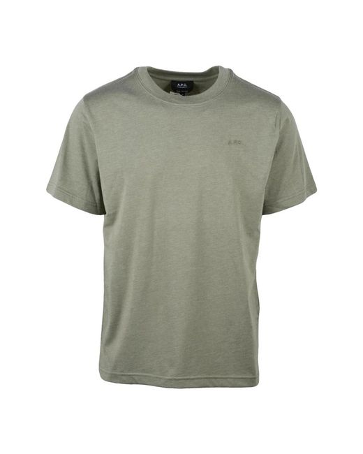 A.P.C. Green T-Shirts for men