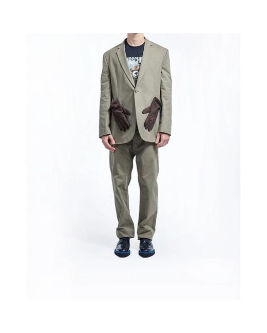 Moschino Gray Formal Blazers for men