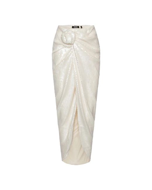 ROTATE BIRGER CHRISTENSEN Natural Pencil Skirts