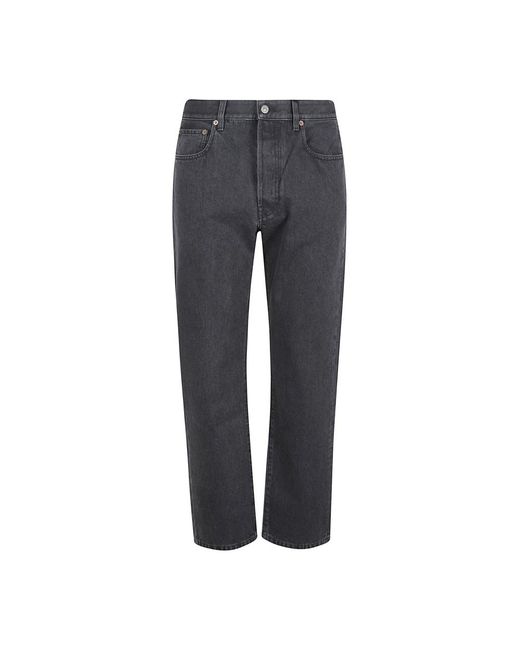 Valentino Garavani Gray Straight Jeans for men