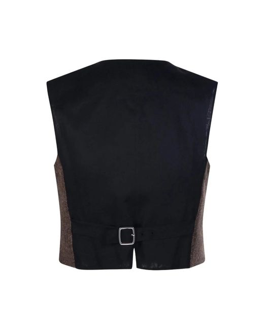 Vests Max Mara en coloris Black