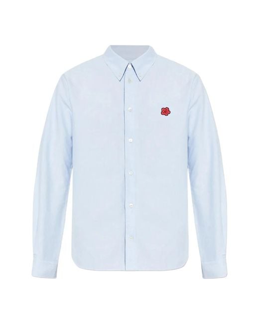 KENZO Casual Hemden in het Blue voor heren