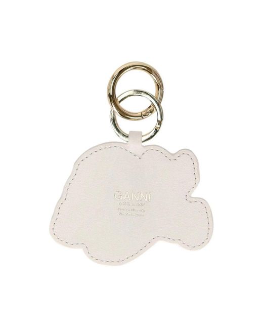 Ganni Brown Keychains