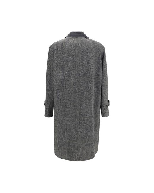 Single-Breasted Coats Maison Margiela de hombre de color Gray