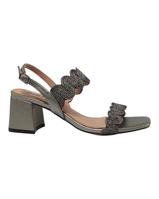 Bibi Lou Gray High Heel Sandals