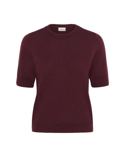 Round-Neck Knitwear Part Two de color Purple