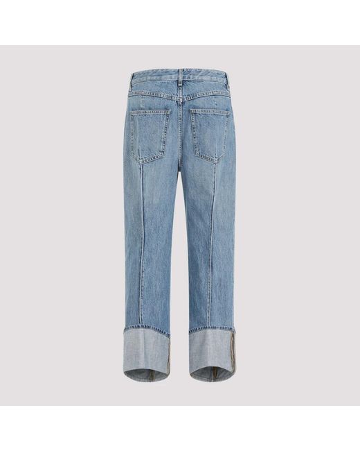 Bottega Veneta Blue Cropped jeans