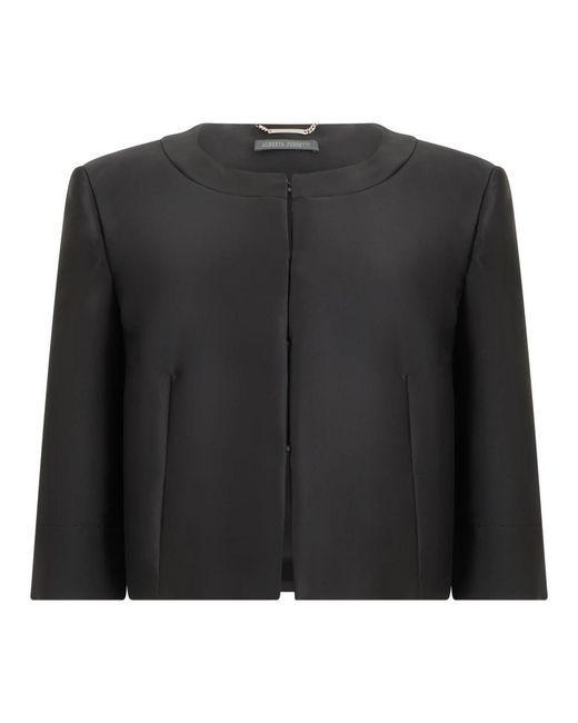 Alberta Ferretti Black Blazers
