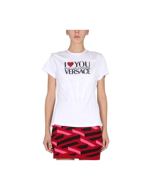Versace White T-Shirts