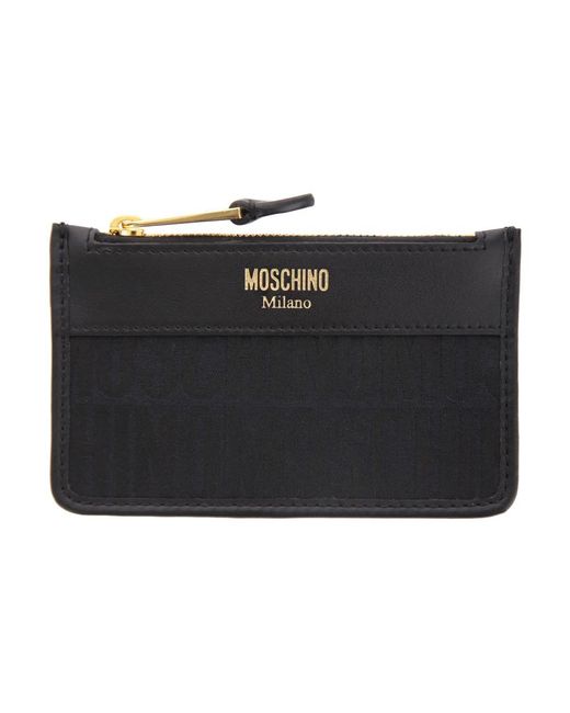 Moschino Black Wallets & Cardholders
