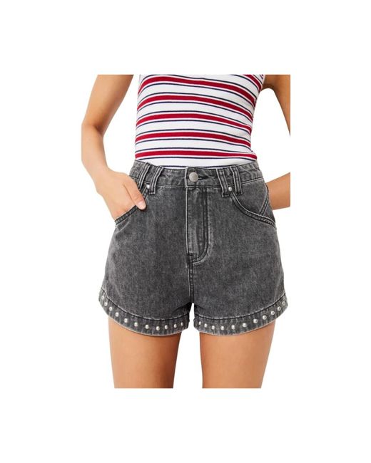 Denim Shorts Suncoo de color Gray
