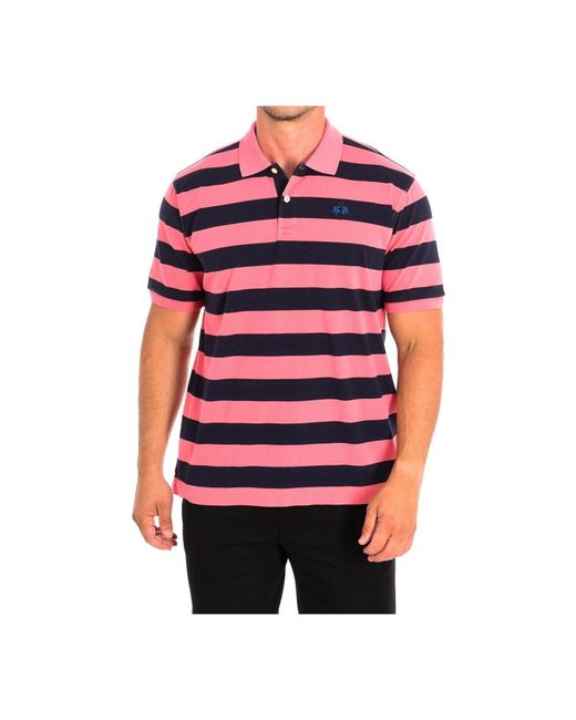 La Martina Red Polo Shirts for men