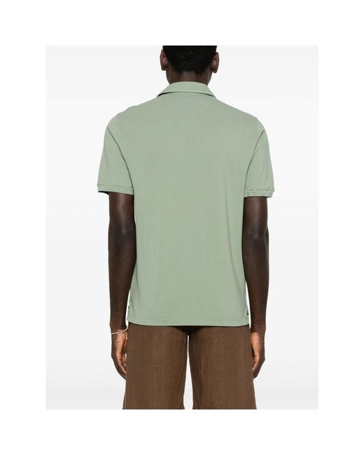 Fedeli Green Polo Shirts for men