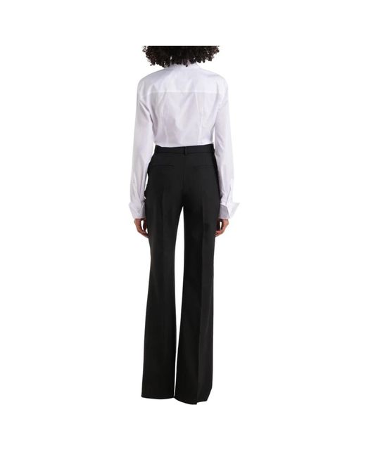 Sportmax Black Wide Trousers