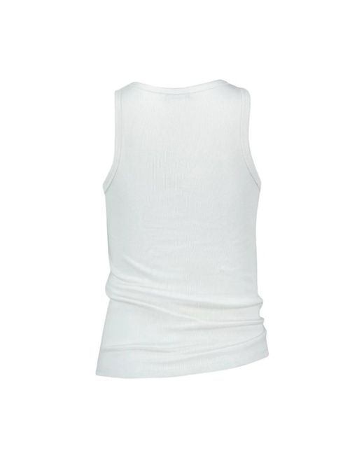 Rabanne White Sleeveless Tops