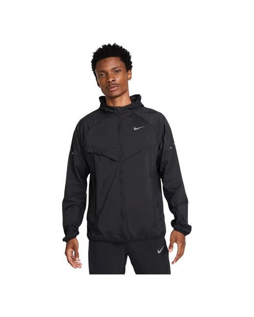 Nike Stride Repel Uv Running Jacket in het Black voor heren