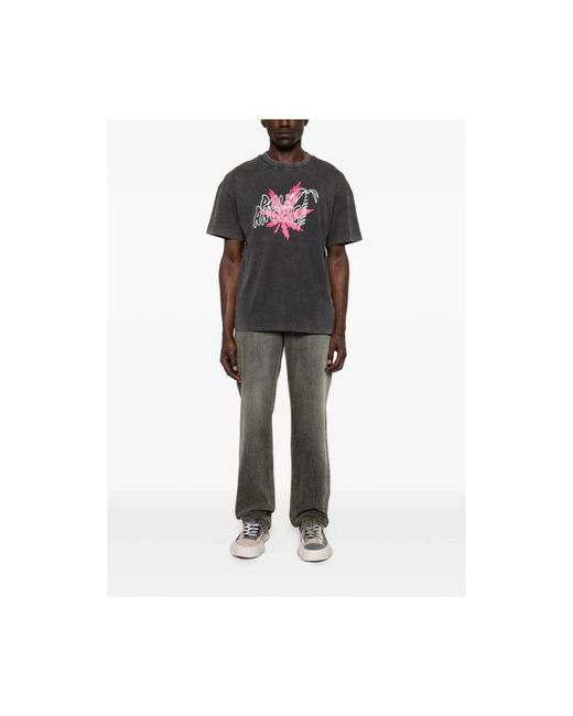 Palm Angels Gray T-Shirts for men