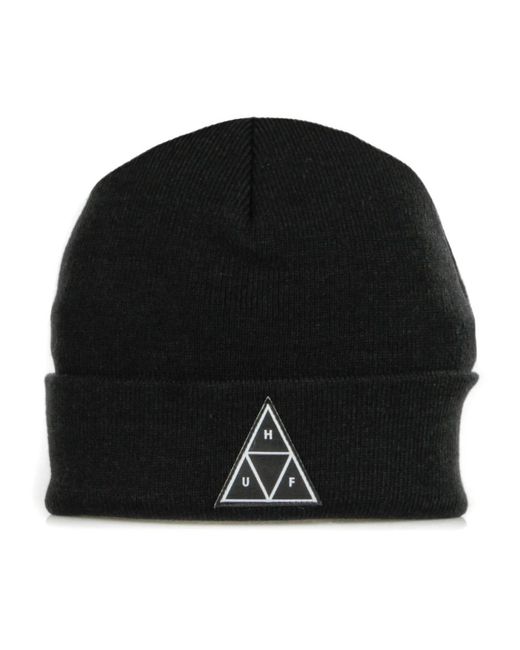 Huf Accessoires ,Zwart ,Essentials Tt Beanie in het Black voor heren