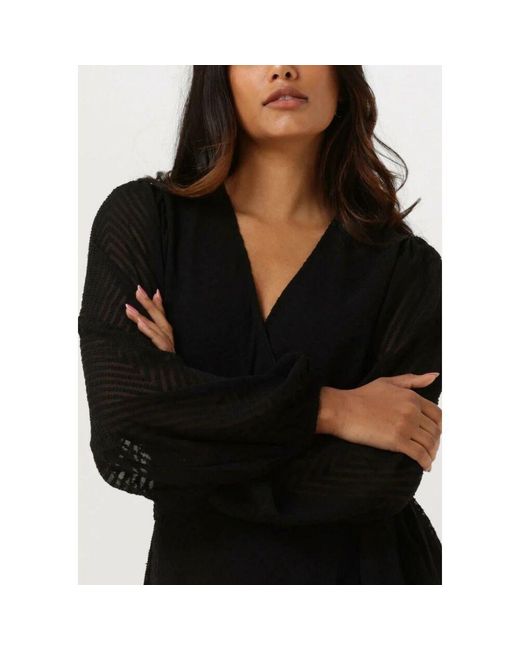 Freebird by Steven Black Zigzag Jacquard Midi Kleid Schwarz