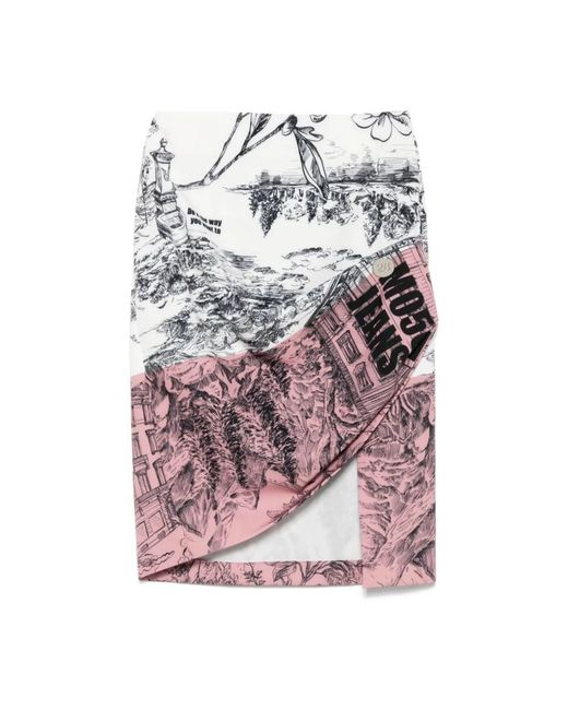 Moschino Pink Short Skirts