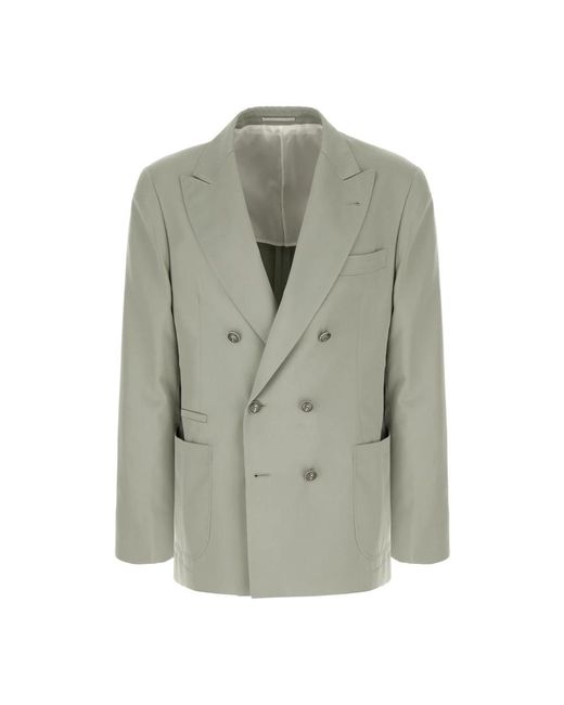 Brunello Cucinelli Green Blazers for men