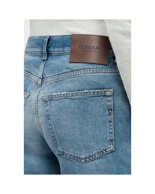 Dondup Blue Denim Shorts