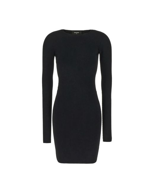 DSquared² Black Short Dresses