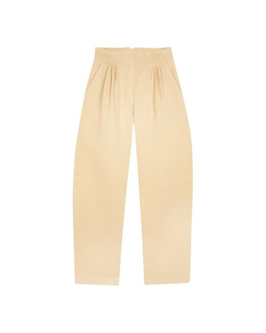 Cortana Natural Tapered Trousers