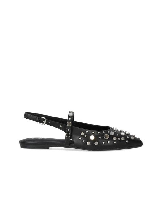 Ash Black Brenda Slingback Ballet Flat Shoe