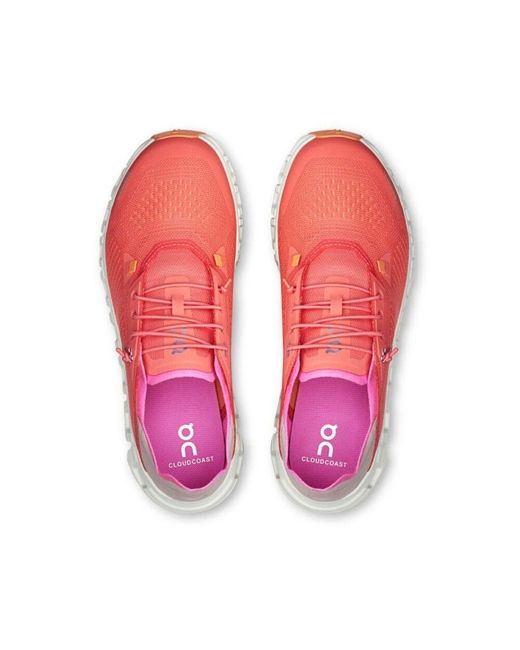 On Shoes Pink Cloud 6 Coast Laufschuhe