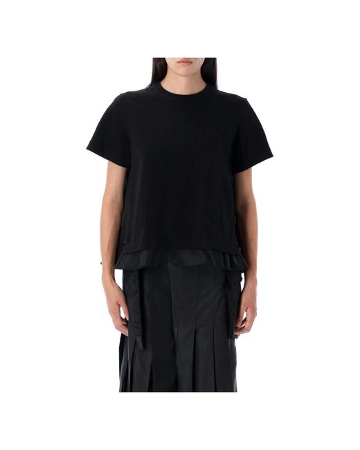 T-Shirts Sacai en coloris Black